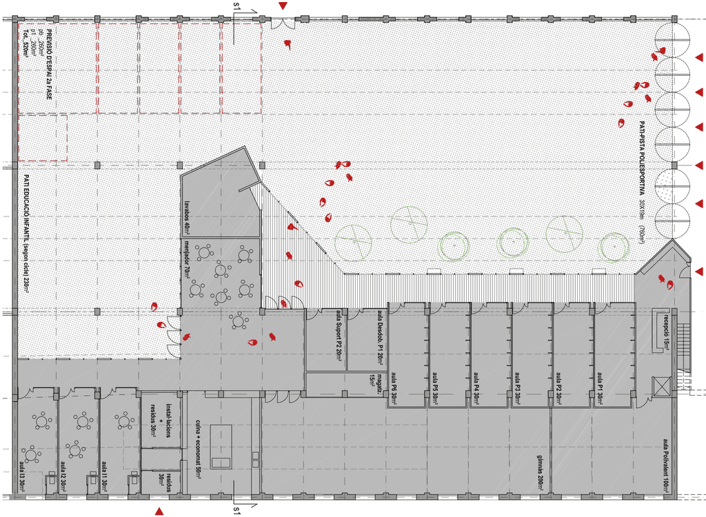 Planol del projecte arquitectònic